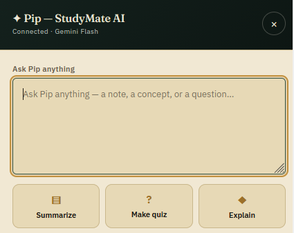 Pip AI helper